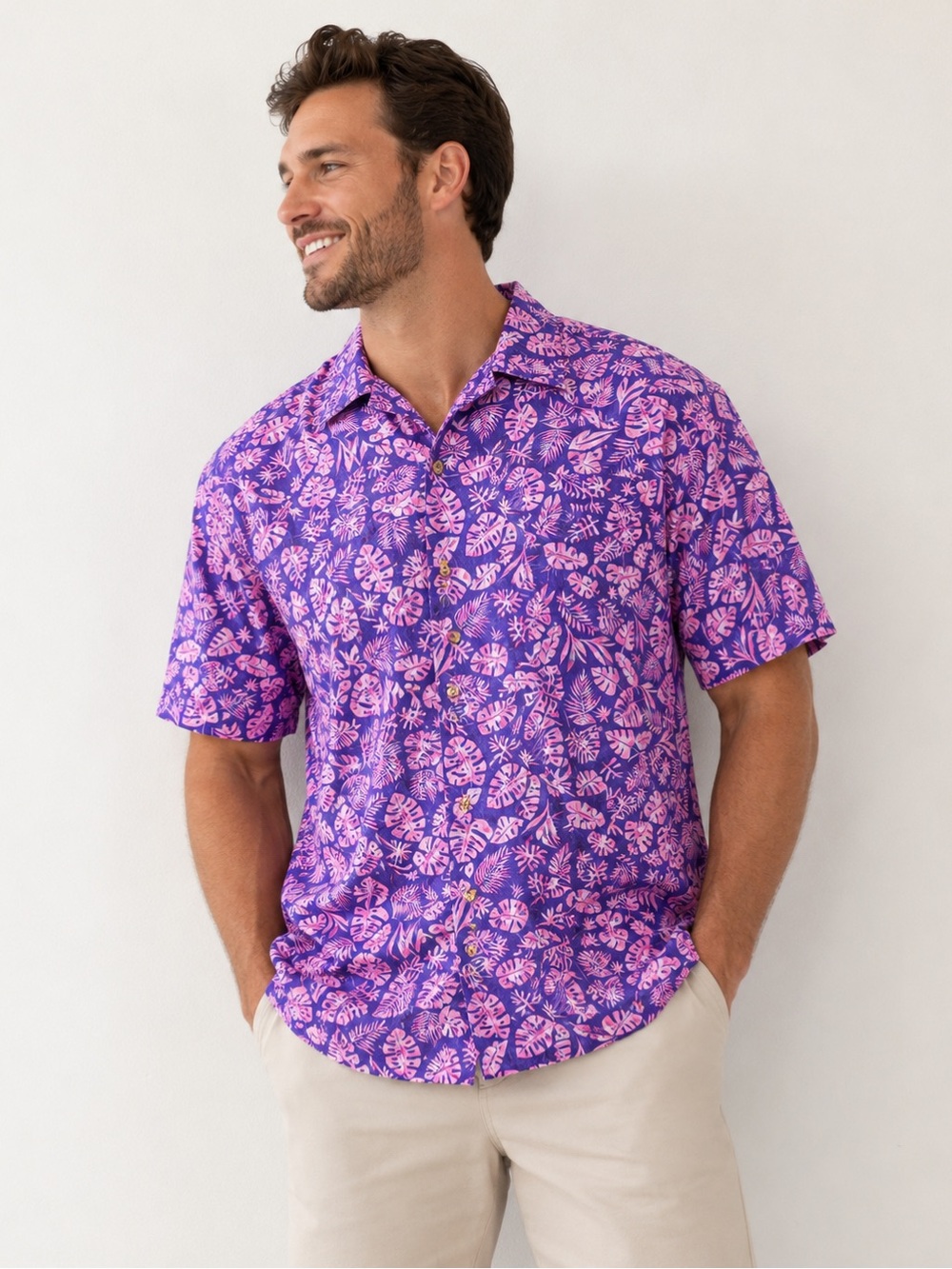 Tommy Bahama Floral Button-Down Shirt